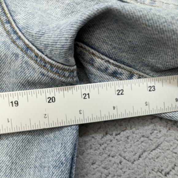 VINTAGE Levis Jacket Mens 39 Small Medium Blue Trucker Denim Acid Washed 80s USA - Picture 8 of 12